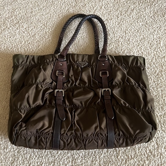 Prada Large Gaufre Tessuto Nylon Tote - Picture 13 of 17